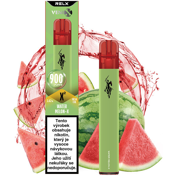 Elektronická cigareta jednorázová Venix X2 Water Melon-X 18mg/ml