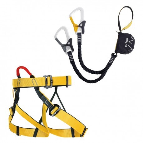 Singing Rock Packet Ferrata Top ferratový set - tlumič pádu, sedací úvazek univerzální