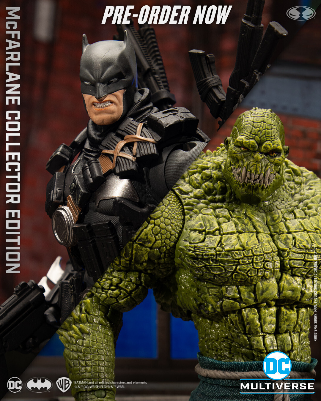 McFarlane | Batman - sběratelské figurky  Batman vs Killer Croc (DC Multiverse) 18 cm