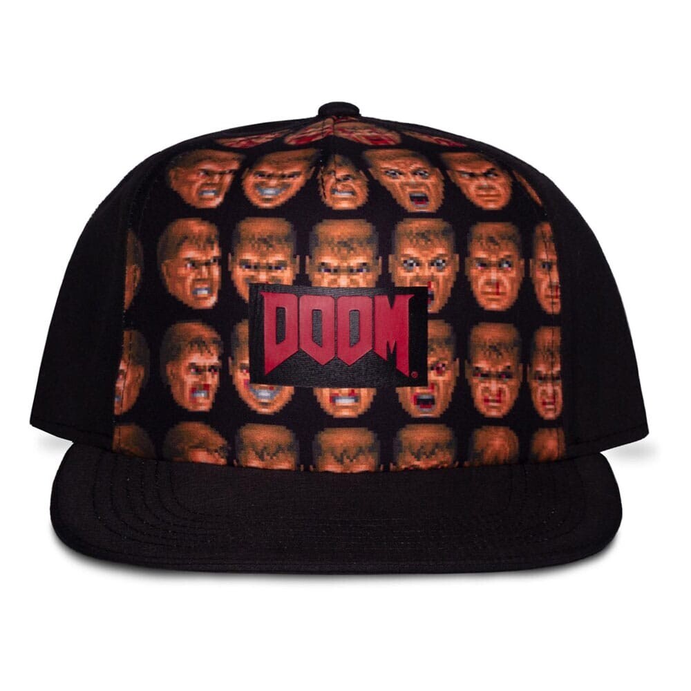 Difuzed | DOOM - kšiltovka - snapback Faces Background