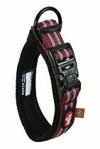 Obojek pes BIVOUAK nastavitelný 25-35cm červená Zolux VÝPRODEJ