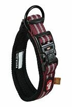 Obojek pes BIVOUAK nastavitelný 35-45cm červená Zolux VÝPRODEJ