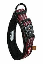 Obojek pes BIVOUAK nastavitelný 45-55cm červená Zolux VÝPRODEJ