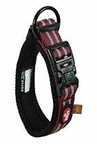 Obojek pes BIVOUAK nastavitelný 55-65cm červená Zolux VÝPRODEJ