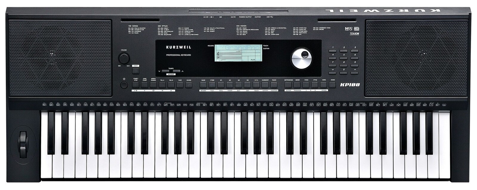 Kurzweil KP100 (rozbalené)