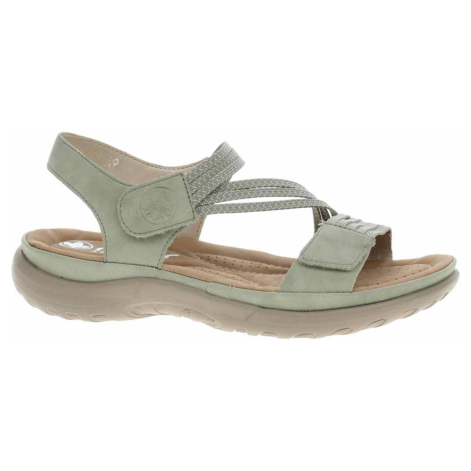 Ecco Dámské sandály Rieker 64870-52 grun 23802030