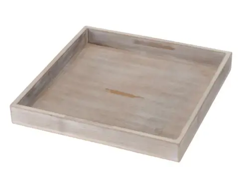 Servírovací podnos 25x25 cm, dřevo