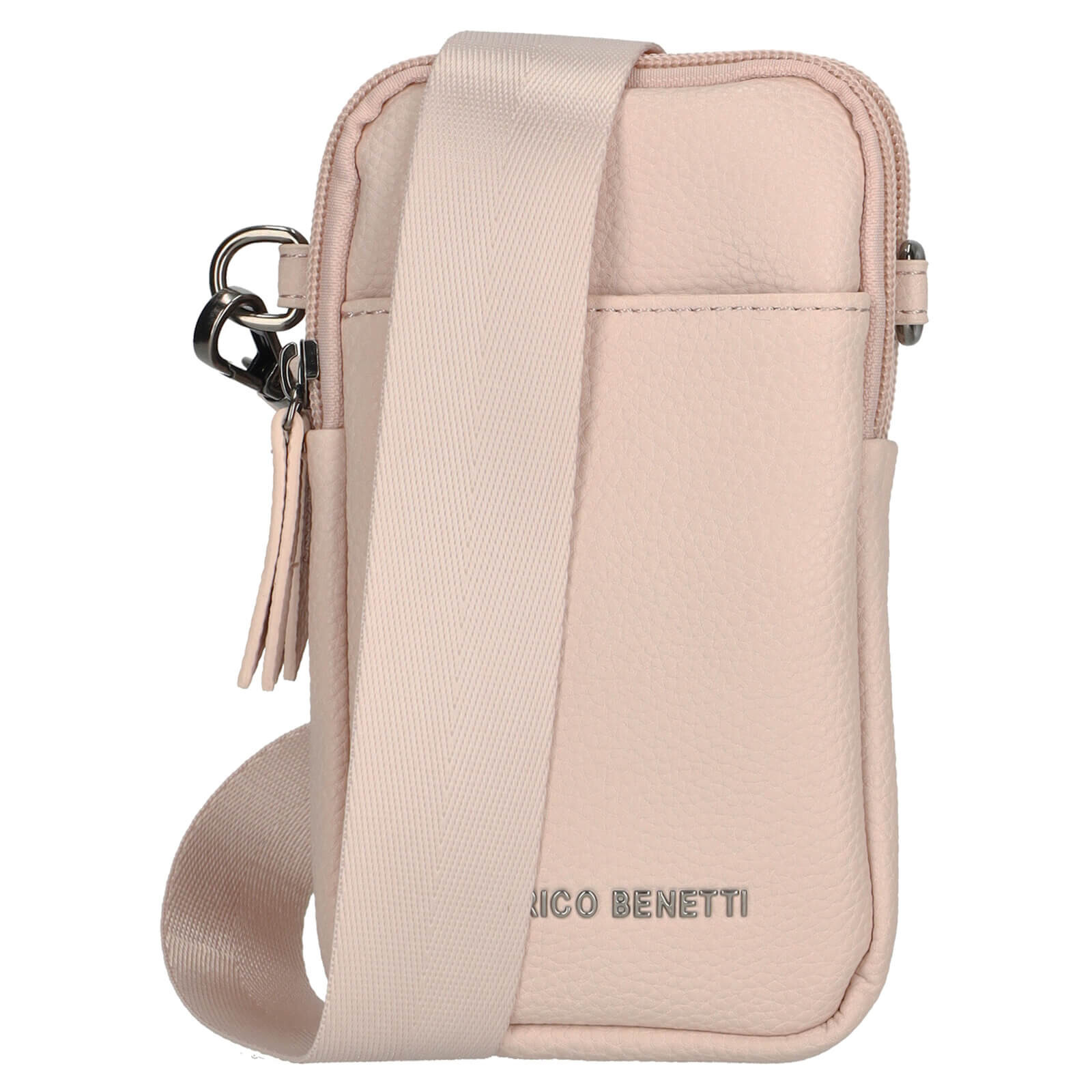 Dámská kabelka na mobil a doklady Enrico Benetti Ornel - růžová