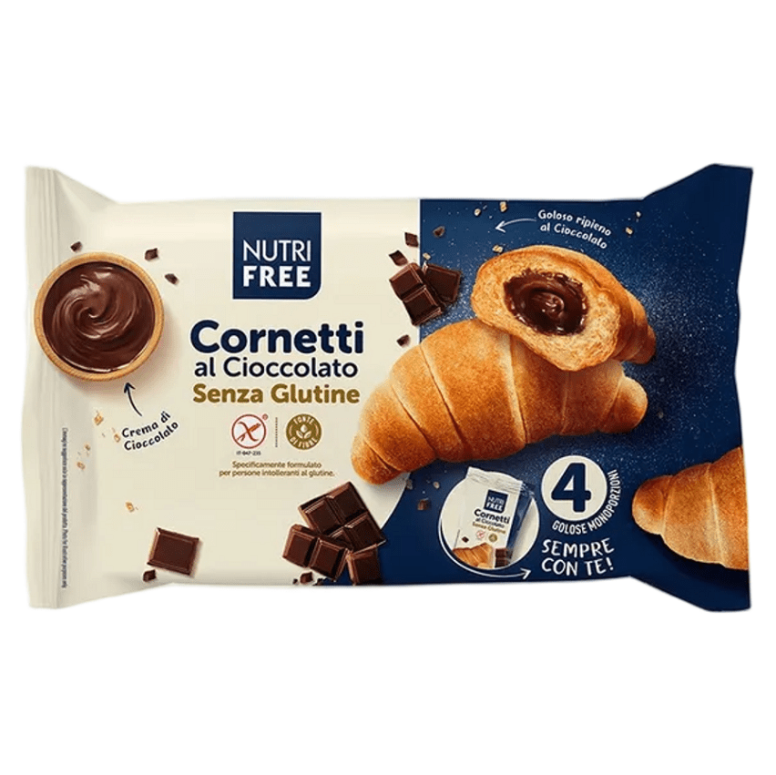NUTRIFREE Croissant s čokoládovou náplní 4 kusy