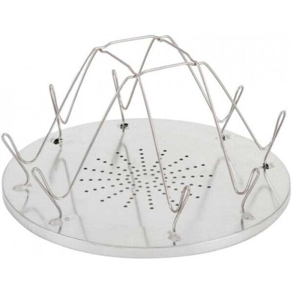 HIGHLANDER TOASTER Skládací toustovač, stříbrná, velikost