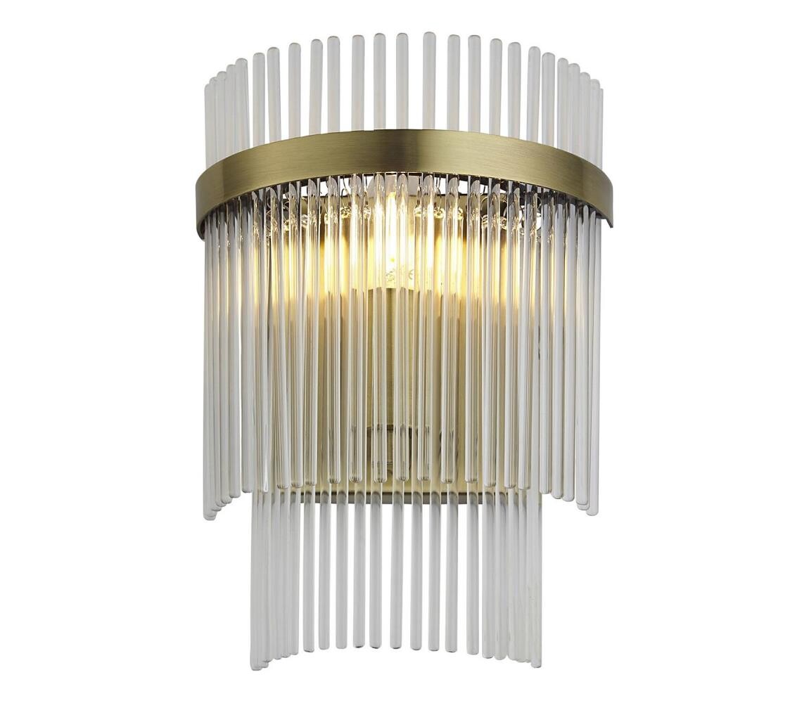 Endon Endon 99168 - Nástěnné svítidlo MARIETTA 1xE14/6W/230V mosaz/čirá