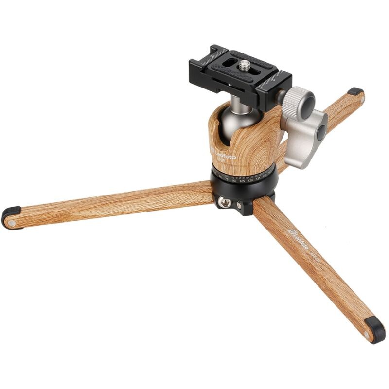 LEOFOTO MT-01+LH-25 WOOD ministativ s kulovou hlavou