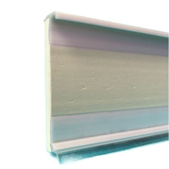 Soklová lišta PSL 25669 0865 silver 250 cm, 2500x58x11,8 mm, šedá, Döllken