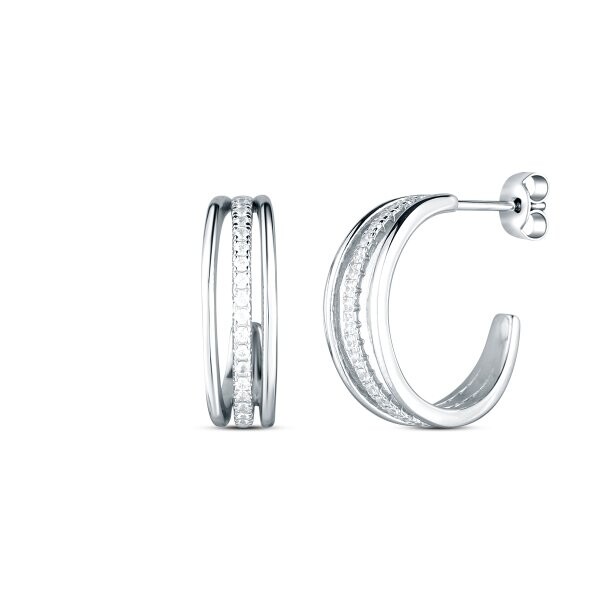 Náušnice se syntetickými kameny 136-927-145300-0000