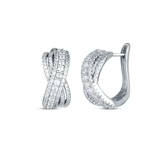 Náušnice se syntetickými kameny 136-927-002951-0000