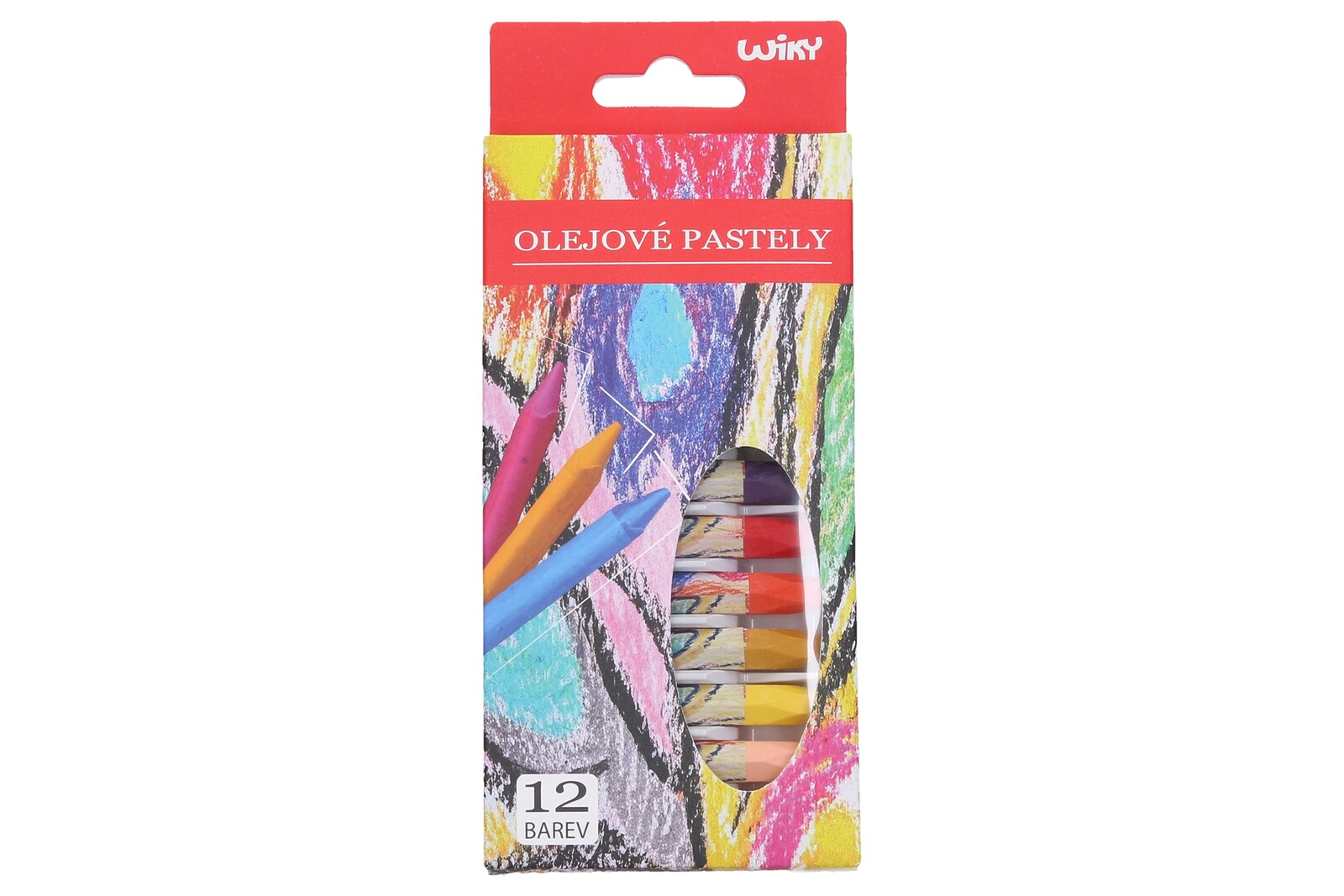 Olejové pastely 12 ks