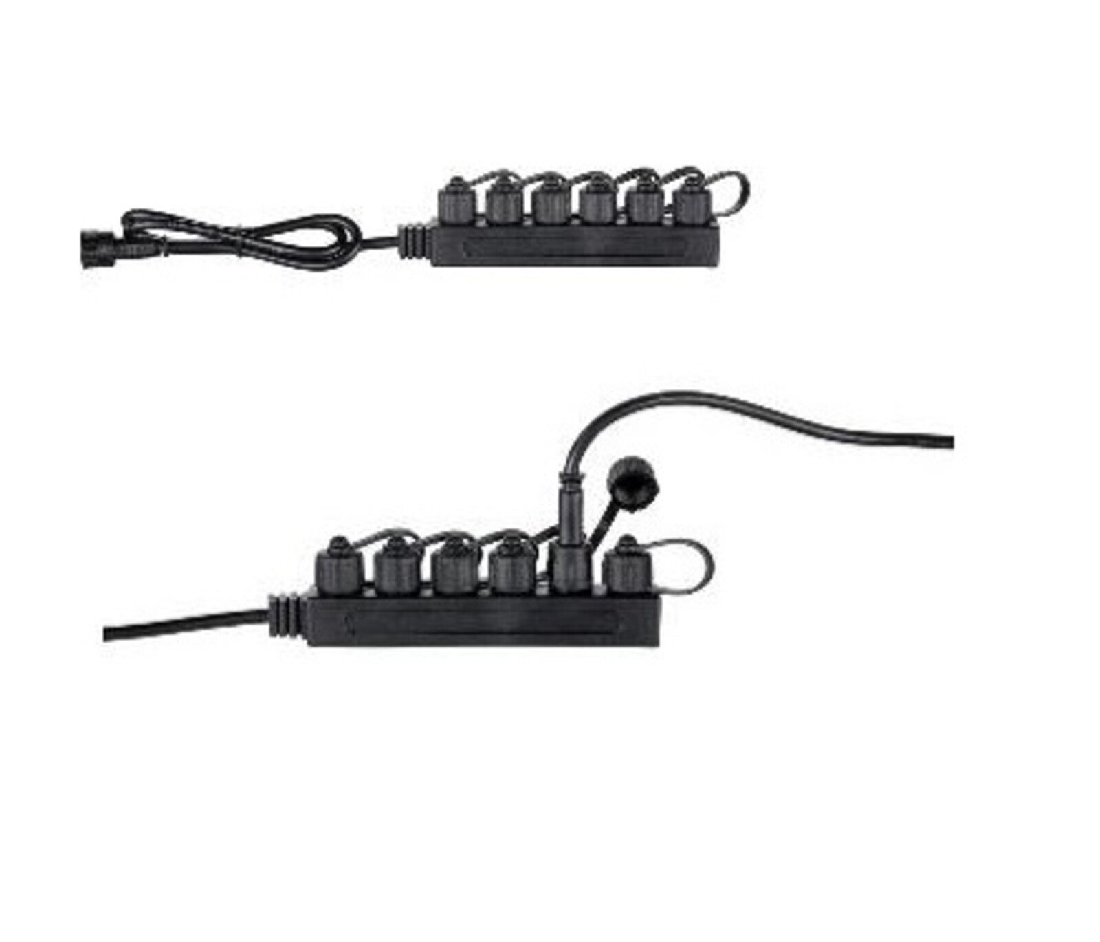 PAULMANN  Rozdělovač Outdoor L+L IP67 1-in/6-out