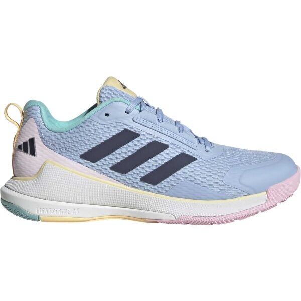 adidas NOVAFLIGHT 2 W Dámská sálová obuv, světle modrá, velikost 37 1/3