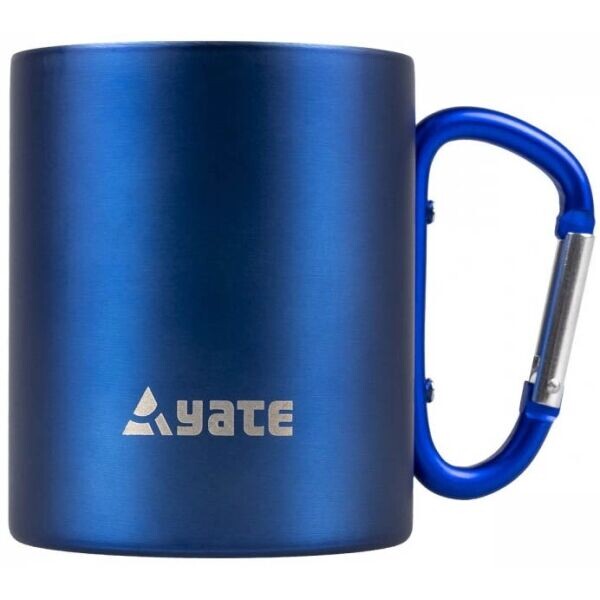 YATE COLOR 0,3L Hrnek s karabinkou, modrá, velikost