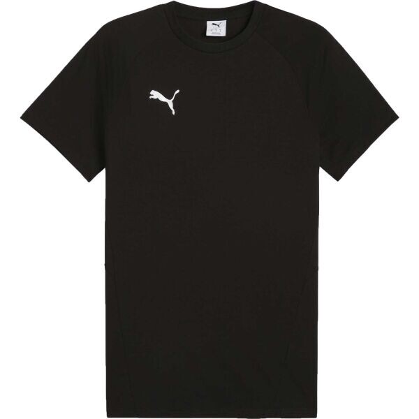 Puma TEAMEVOSTRIPE TEE Pánské triko, černá, velikost