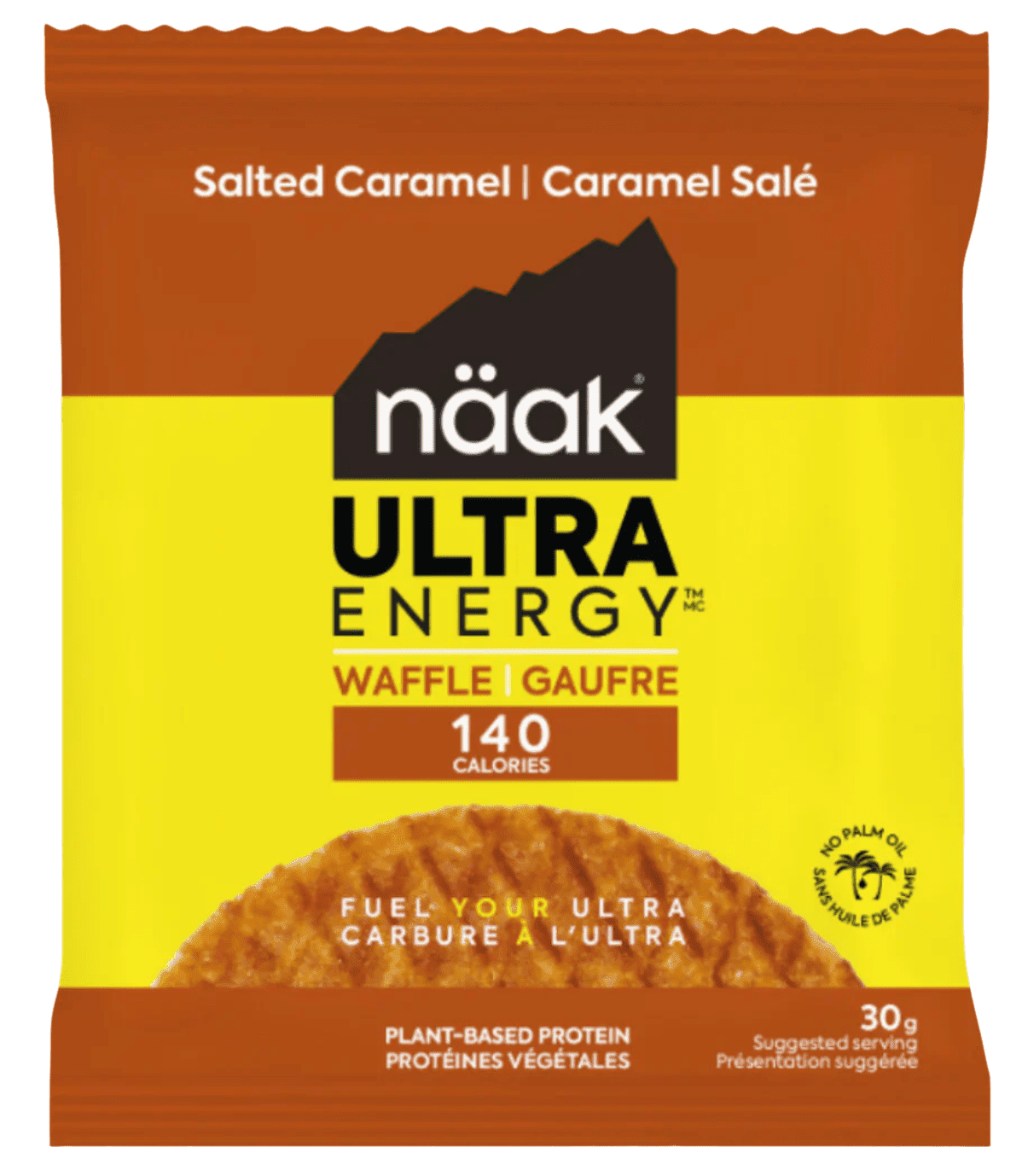 Proteinové palačinky Näak Salted Caramel - Ultra Energy™ Waffle (30 g)