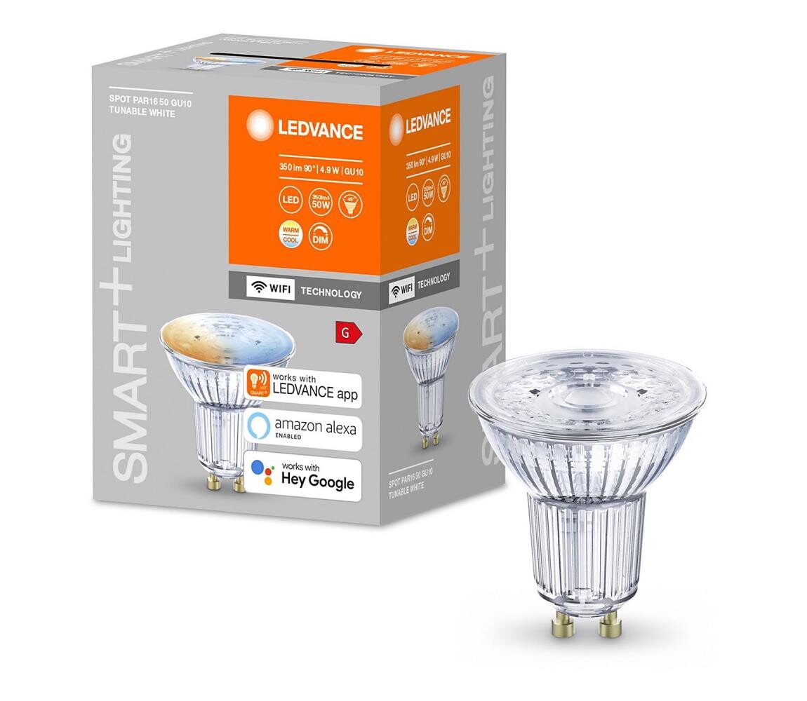 Ledvance LED Stmívatelná žárovka SMART+ GU10/5W/230V 2700K-6500K - Ledvance