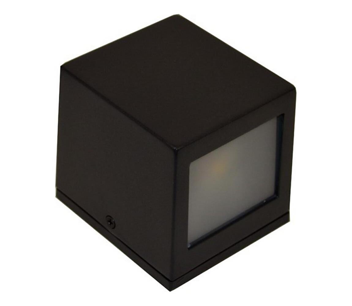 LED Venkovní nástěnné svítidlo 2xLED/5W/230V 4000K IP54 černá