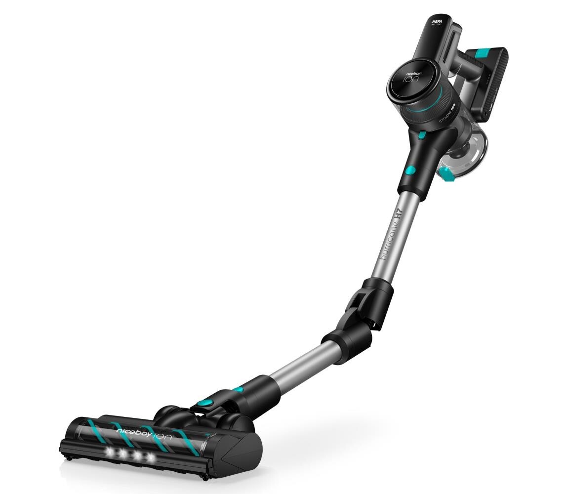 Niceboy Niceboy ION Hurricane H7- Flexibilní bezdr. tyč. vysavač 2v1 200W/2200 mAh černá