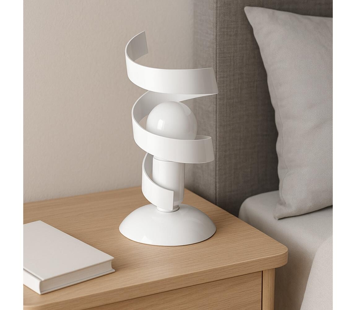 ONLI ONLI - Stolní lampa ZOE 1xE14/6W/230V 25 cm bílá