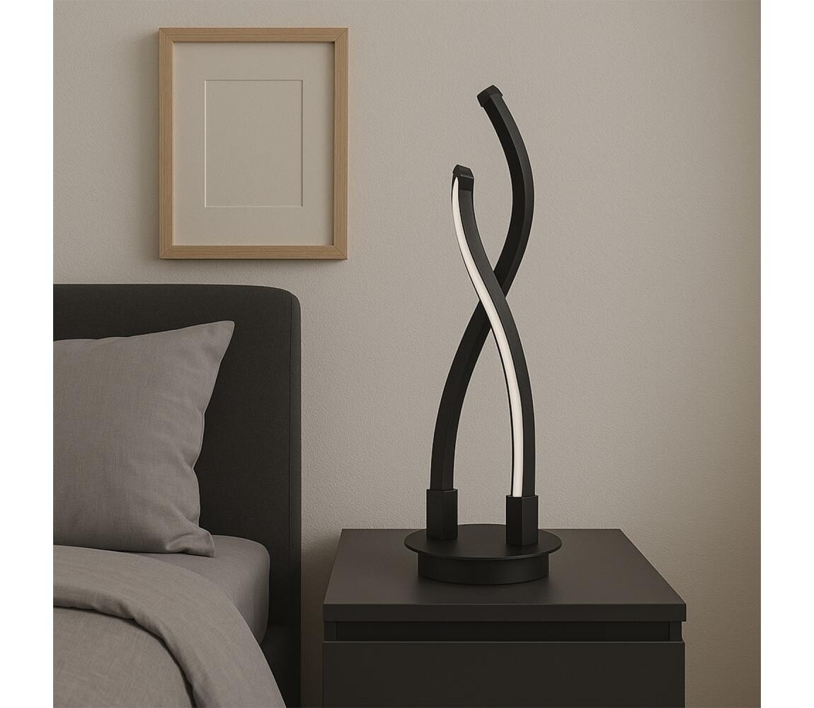 ONLI ONLI - LED Stolní lampa DAFNE LED/12W/230V 4000K 50 cm černá