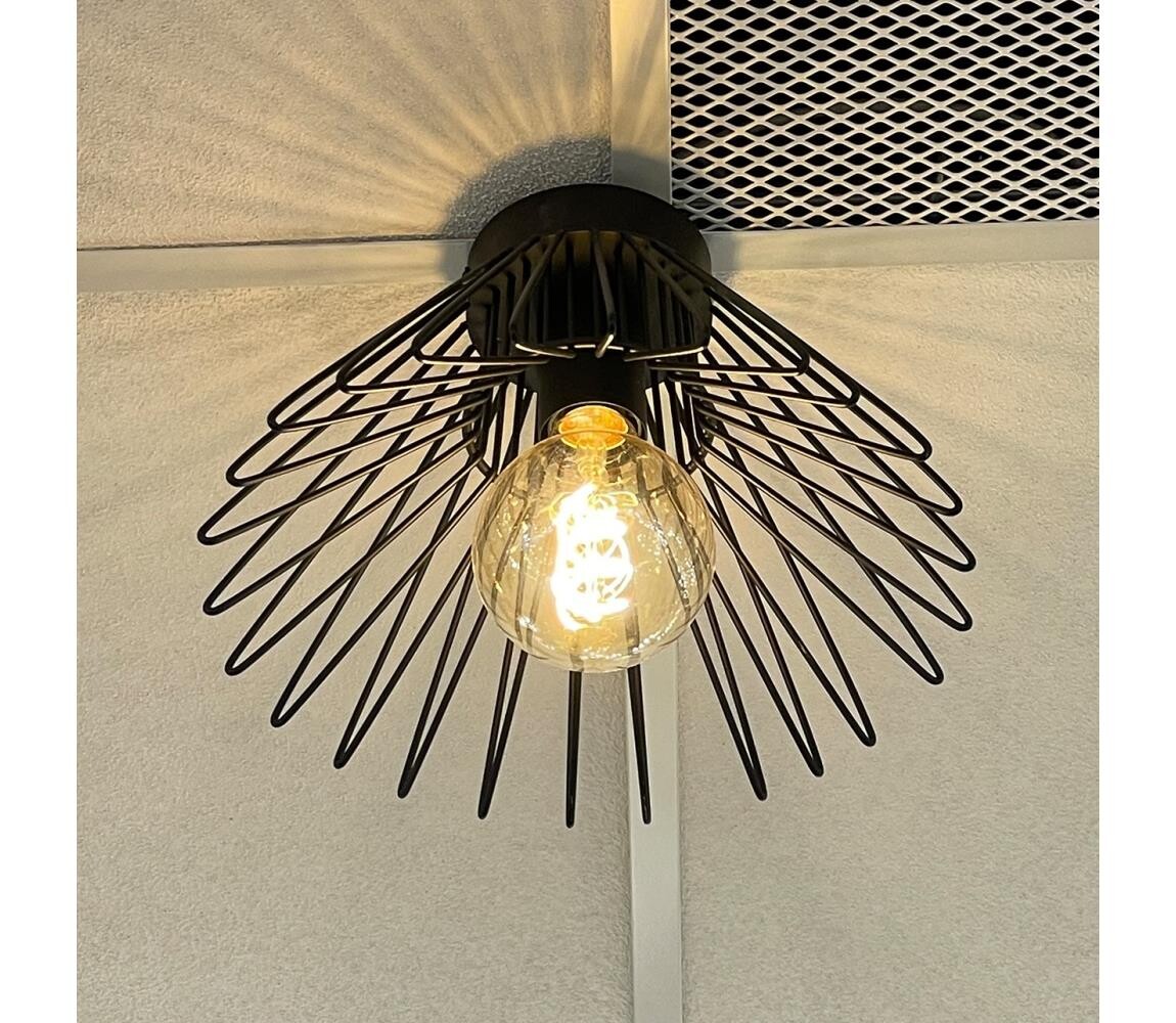 ONLI ONLI - Stropní svítidlo DUCCIO 1xE27/22W/230V pr. 30 cm černá