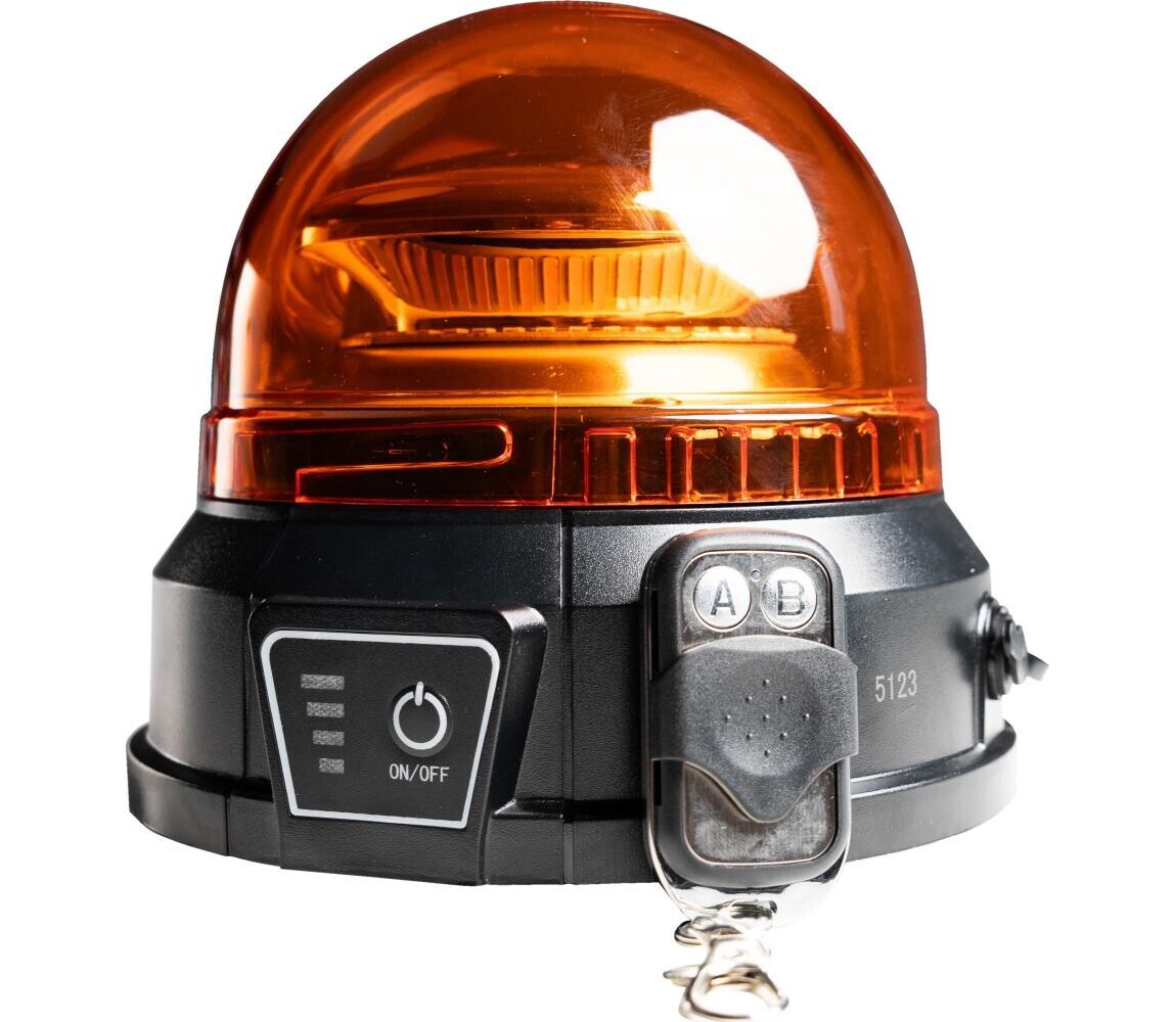 LED Výstražný maják LED/12-24V IP65 + dálkové ovládání