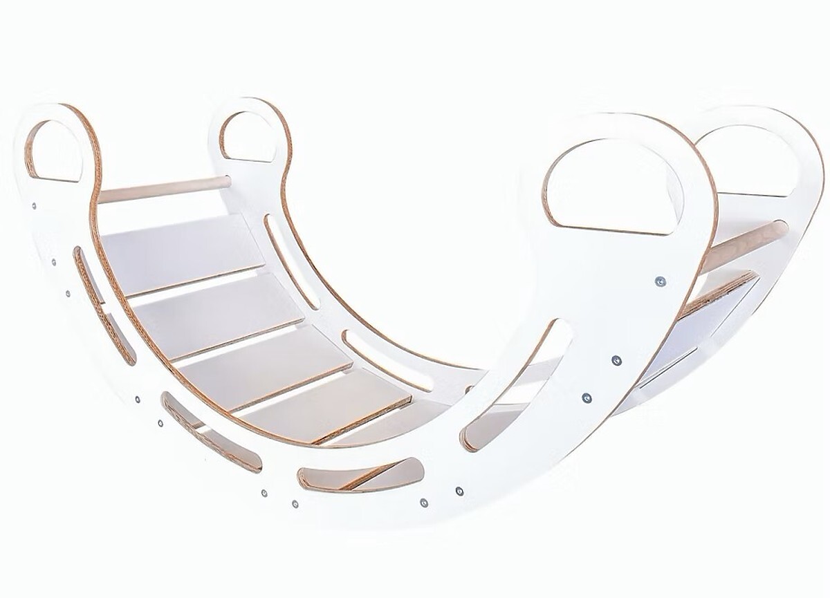 Montessori houpačka - bílá barva