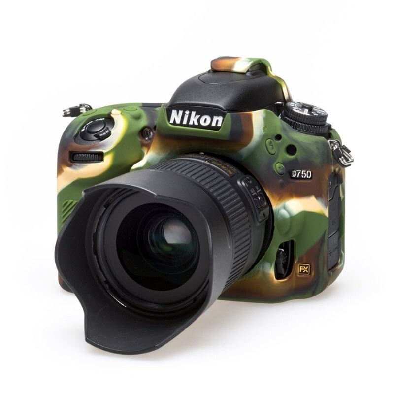 EASYCOVER silikonové pouzdro pro Nikon D750 Camouflage