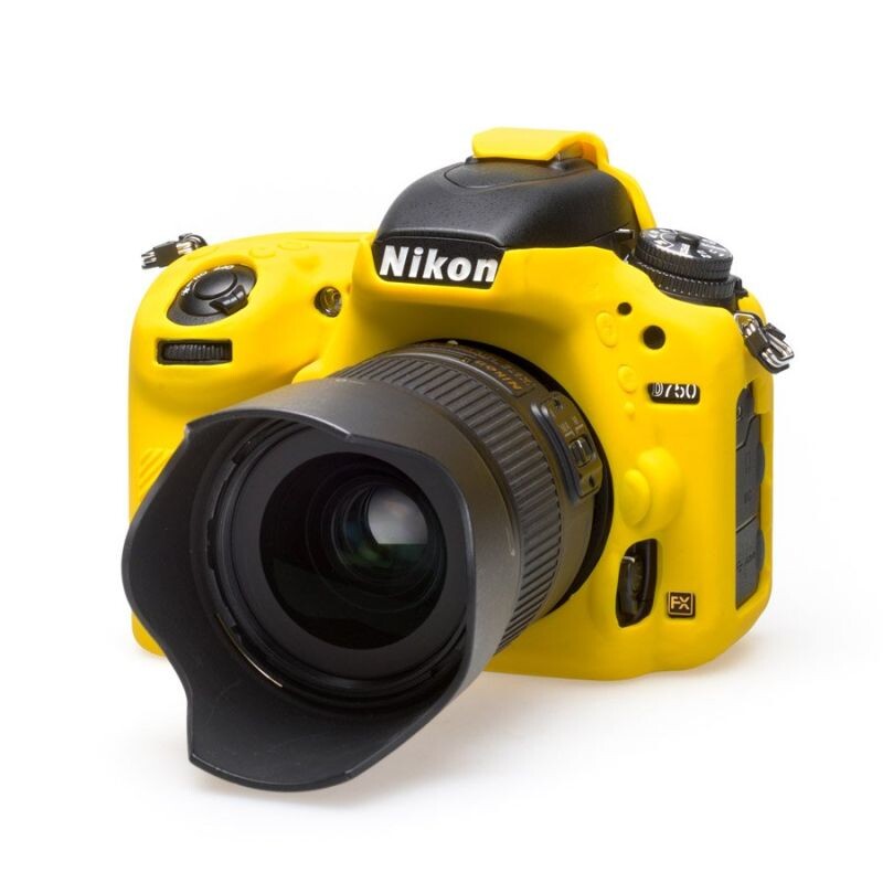 EASYCOVER silikonové pouzdro pro Nikon D750 žluté