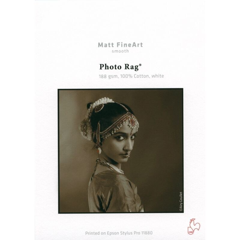 HAHNEMÜHLE Photo Rag Smooth 188 A4/25 listů