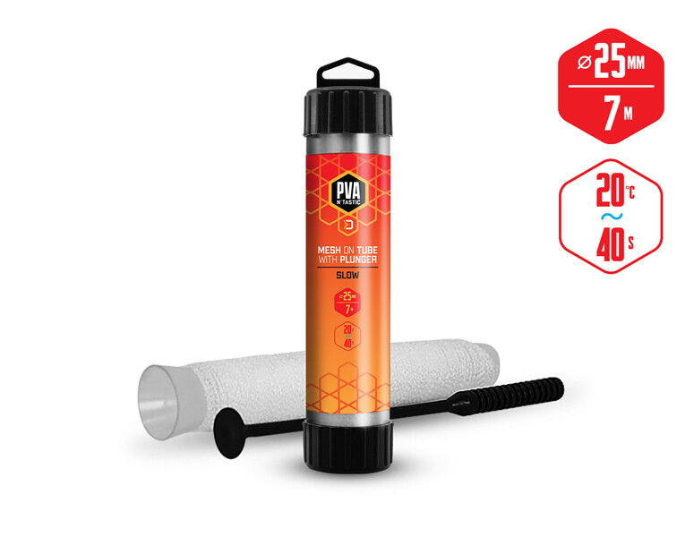 Punčocha Delphin PVA n ́tastic TUBA+PLNIČ / 7m - 25mm-25mm(úzká) / pomaly rozpustná