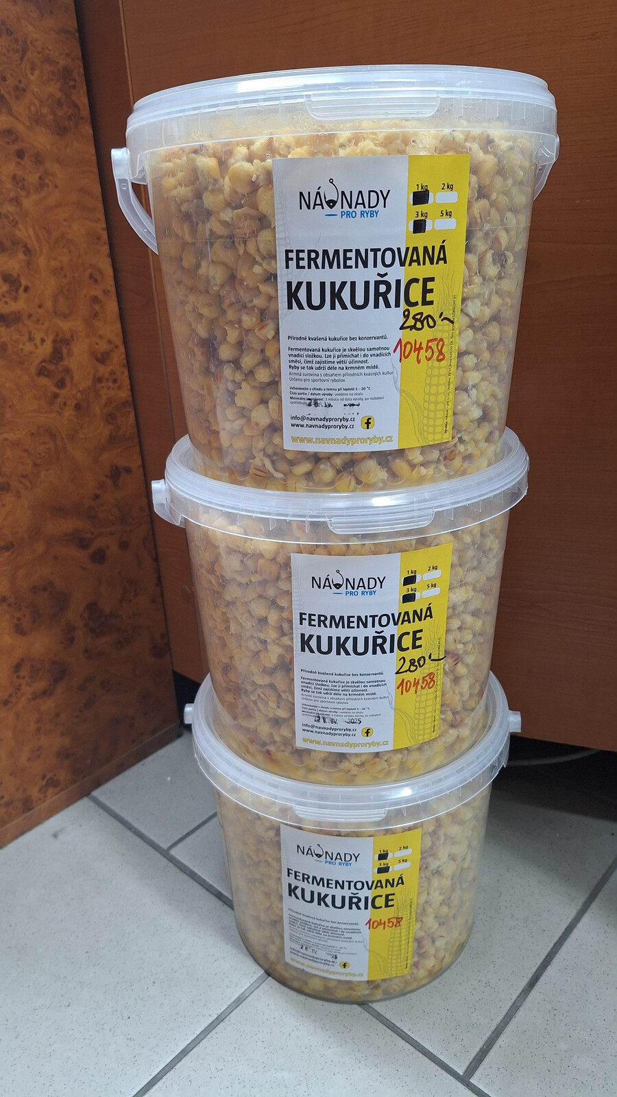 Návnady - Fermentovaná kukuřice kbelík 4,2kg