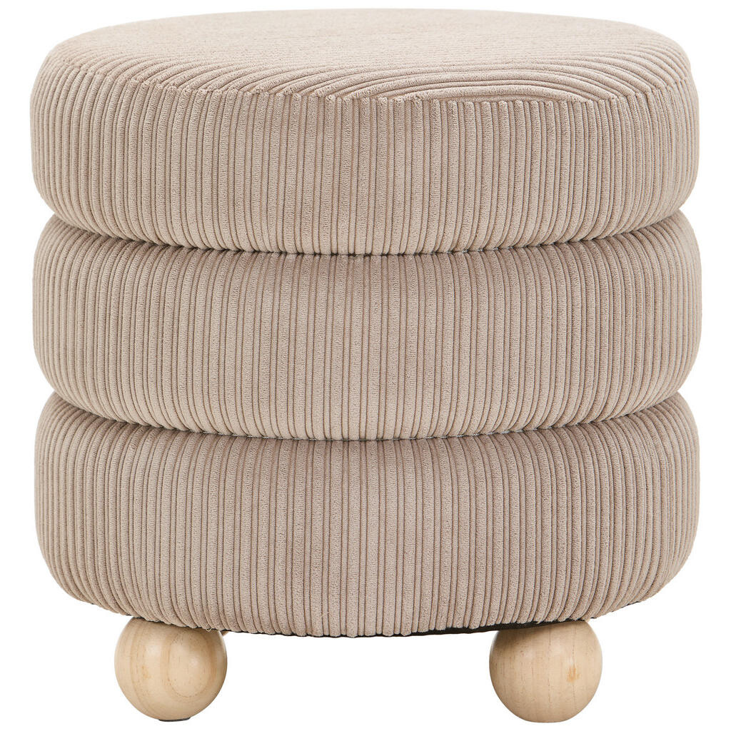 Xora TABURET, dřevo, textil, 42/41/42 cm