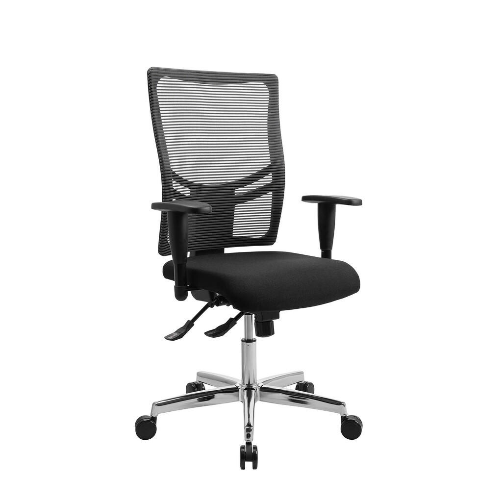 Dieter Knoll OTOČNÁ ŽIDLE, síťovina, černá