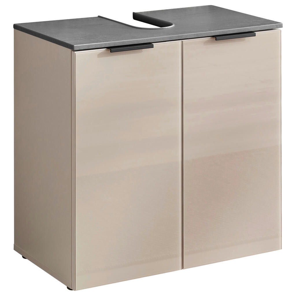 Venda SKŘÍŇKA POD UMYVADLO, kašmírová, antracitová, kašmírová, 60/60/35 cm