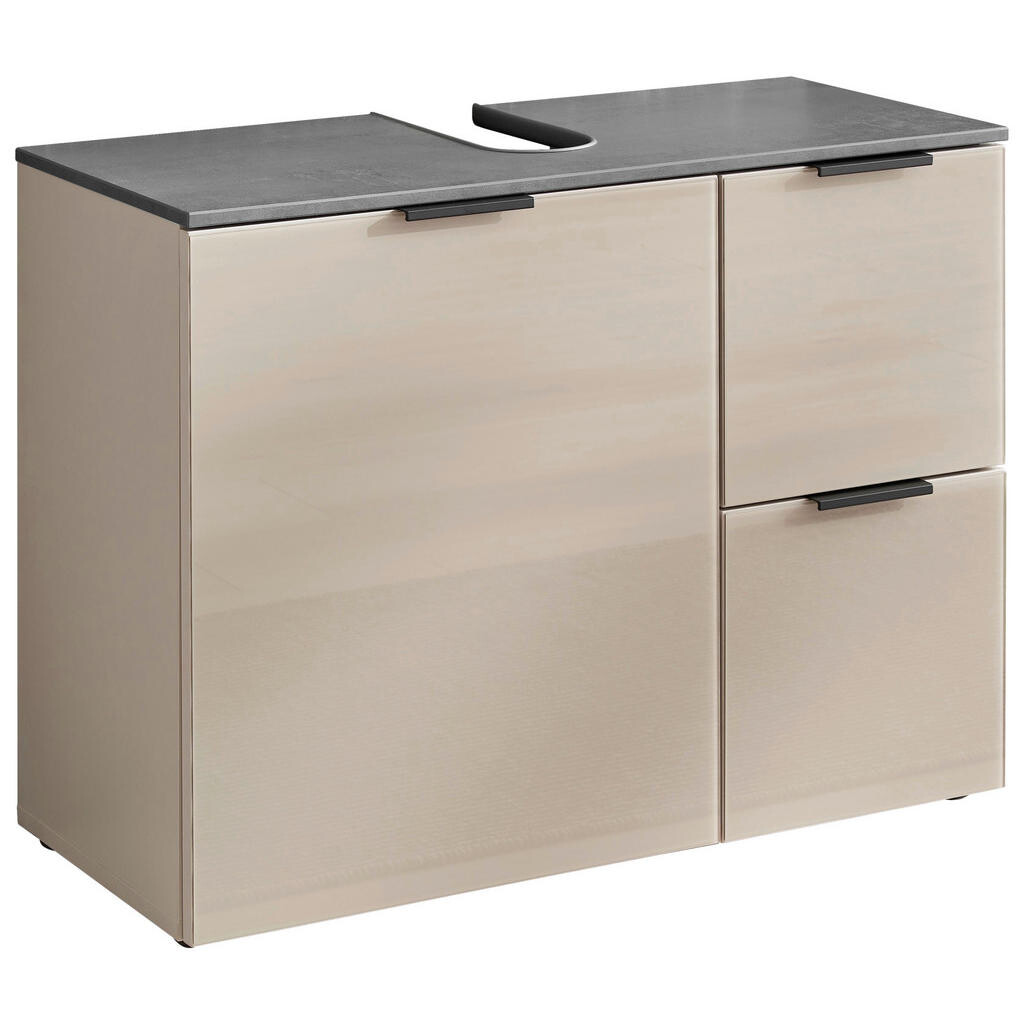 Venda SKŘÍŇKA POD UMYVADLO, kašmírová, antracitová, kašmírová, 80/60/35 cm