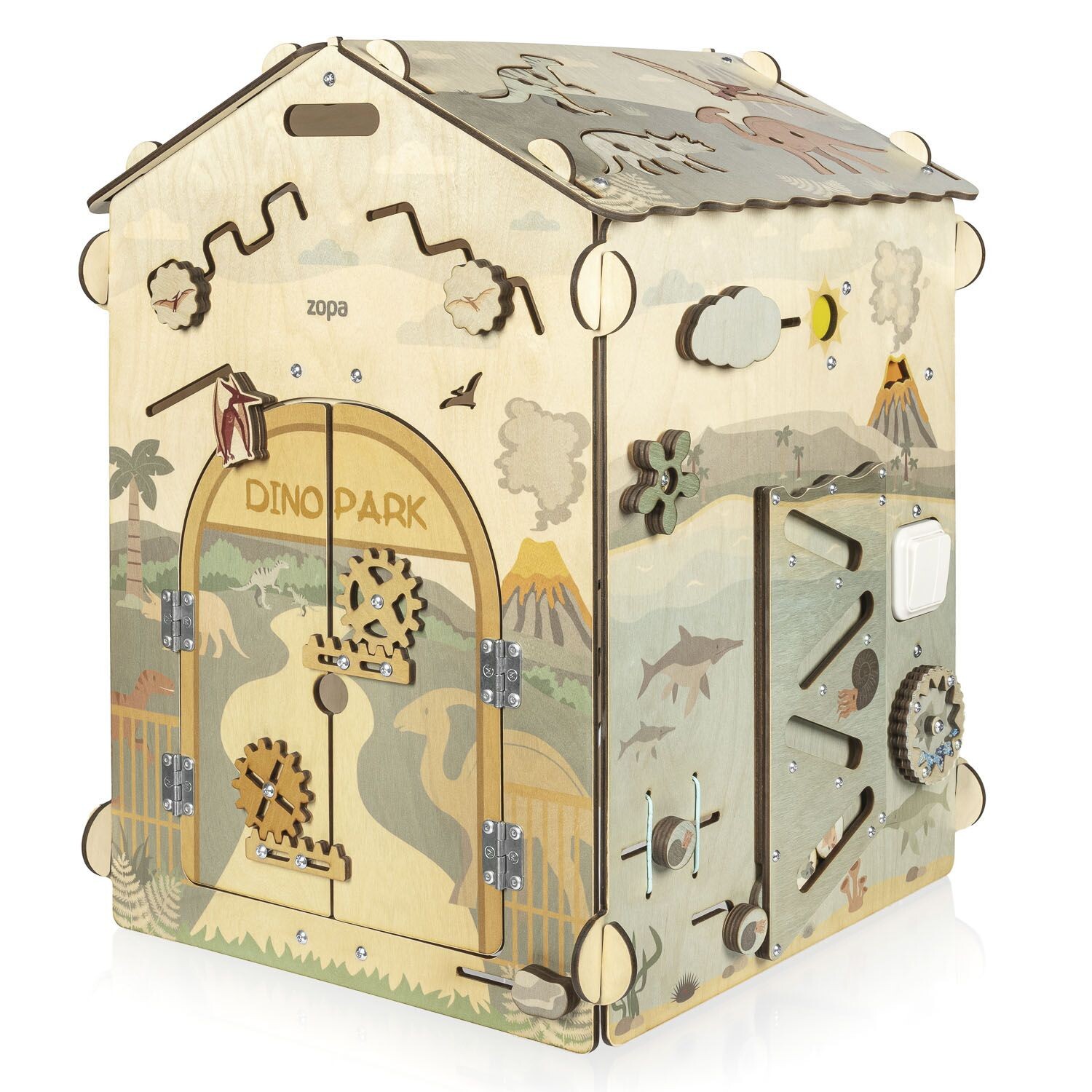 Zopa Edukativní aktivity domeček velký, Dino