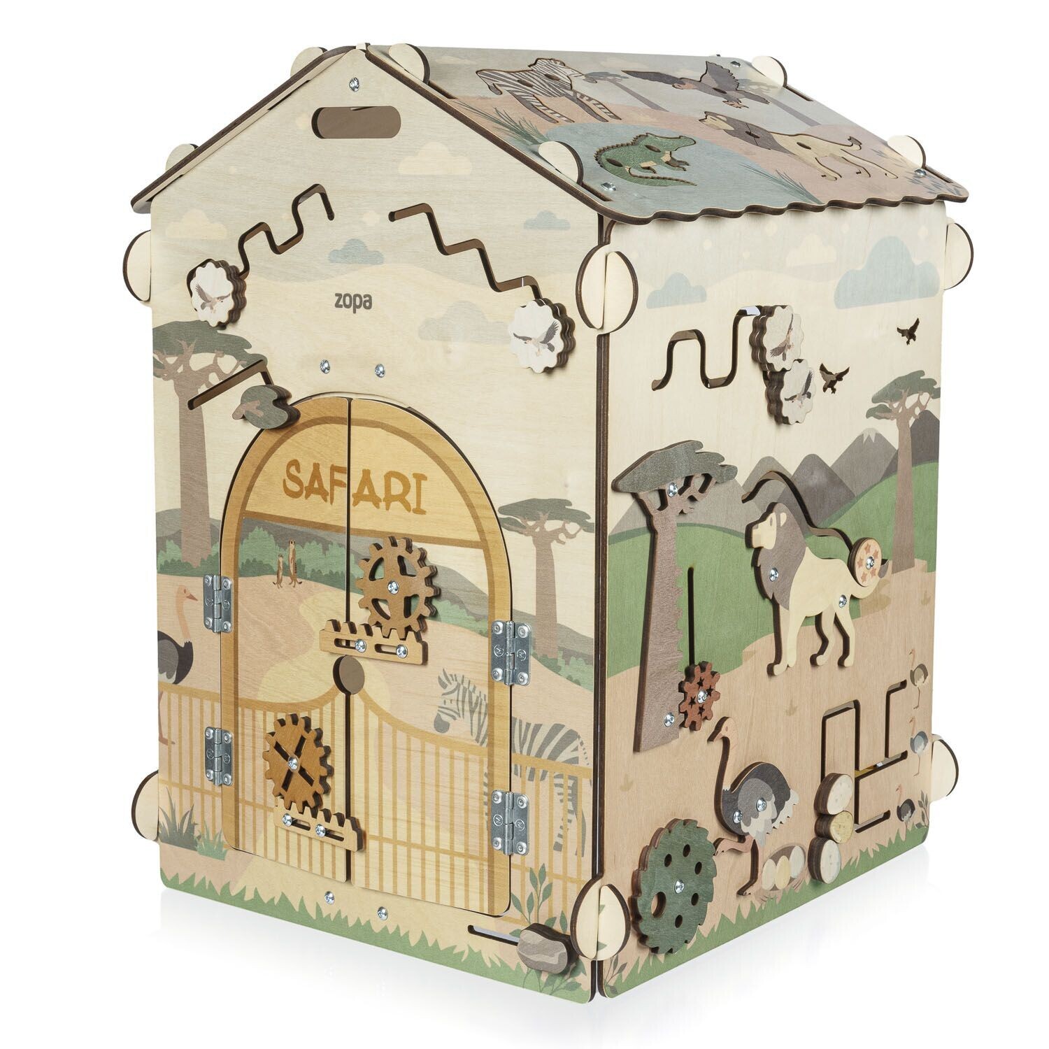 Zopa Edukativní aktivity domeček velký, Safari