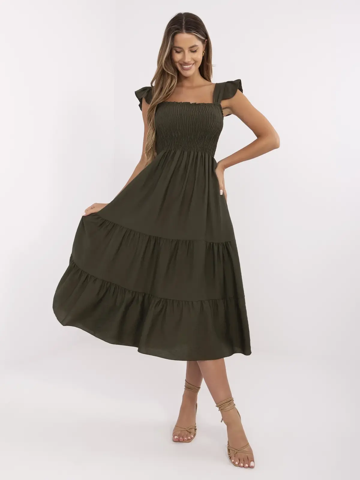 Dress-MI-SK-A5063.69P-khaki