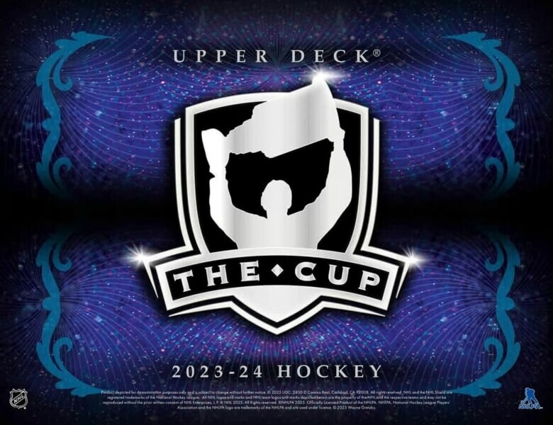 2023-2024 NHL Upper Deck The Cup hobby tin - hokejové karty