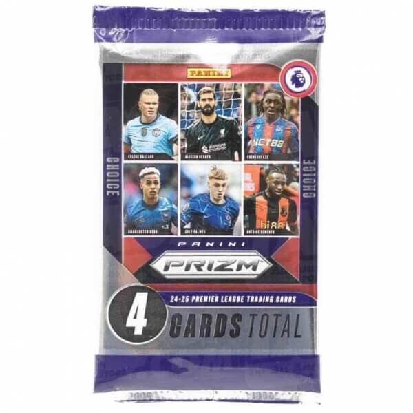 2024-2025 Panini Prizm Premier League Soccer Retail balíček - fotbalové karty