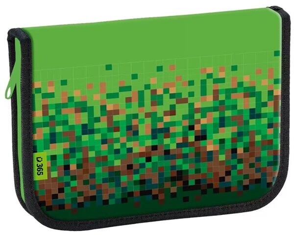 Školní penál jednopatrový Pixel