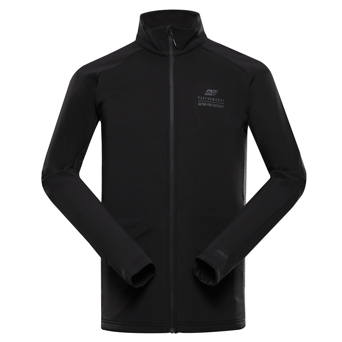 Pánská rychleschnoucí mikina alpine pro goll 2 černá 5xl