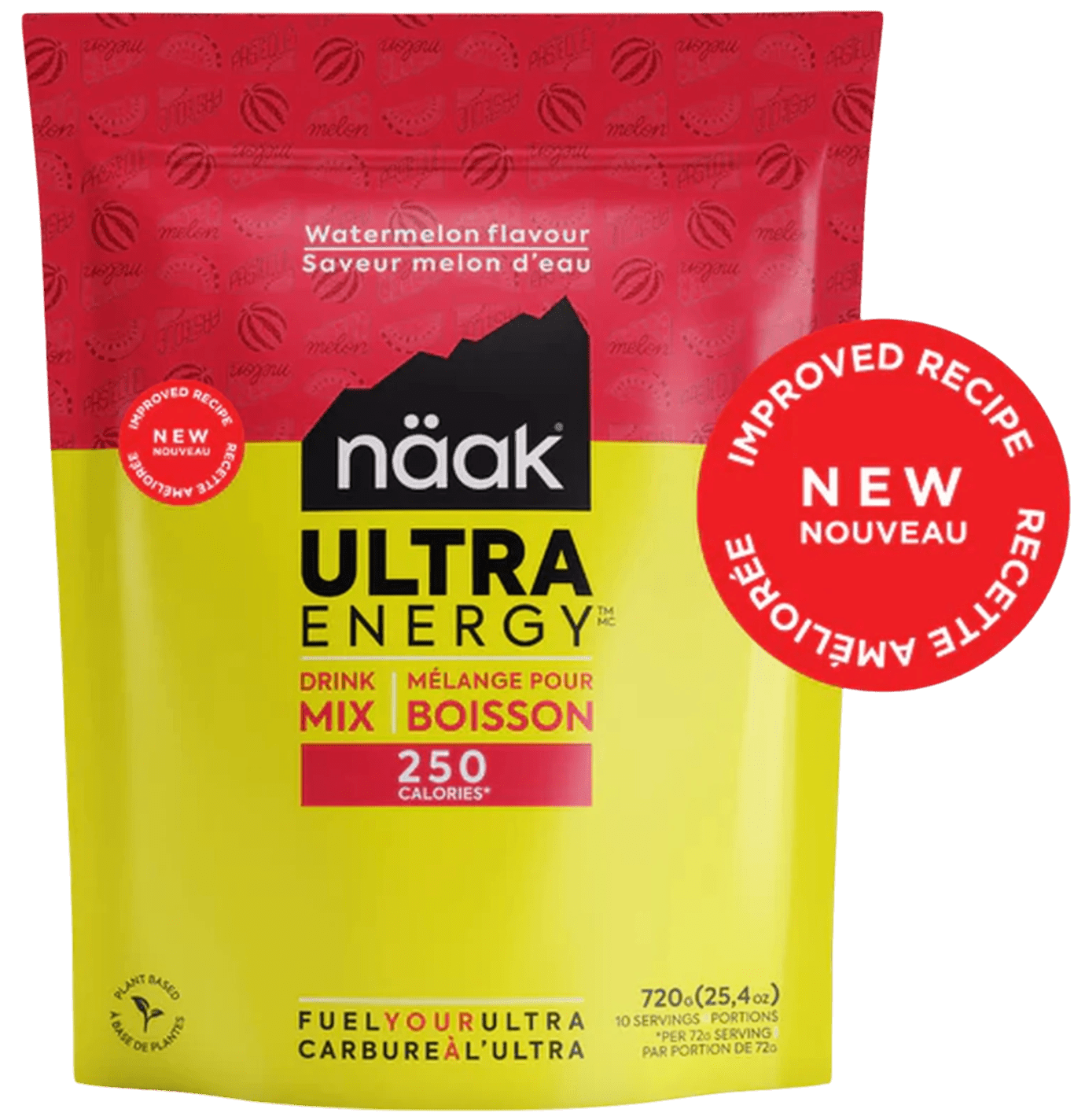 Power a energy drinky Näak Watermelon - Ultra Energy™ Drink Mix  (720 g / 10 serving)